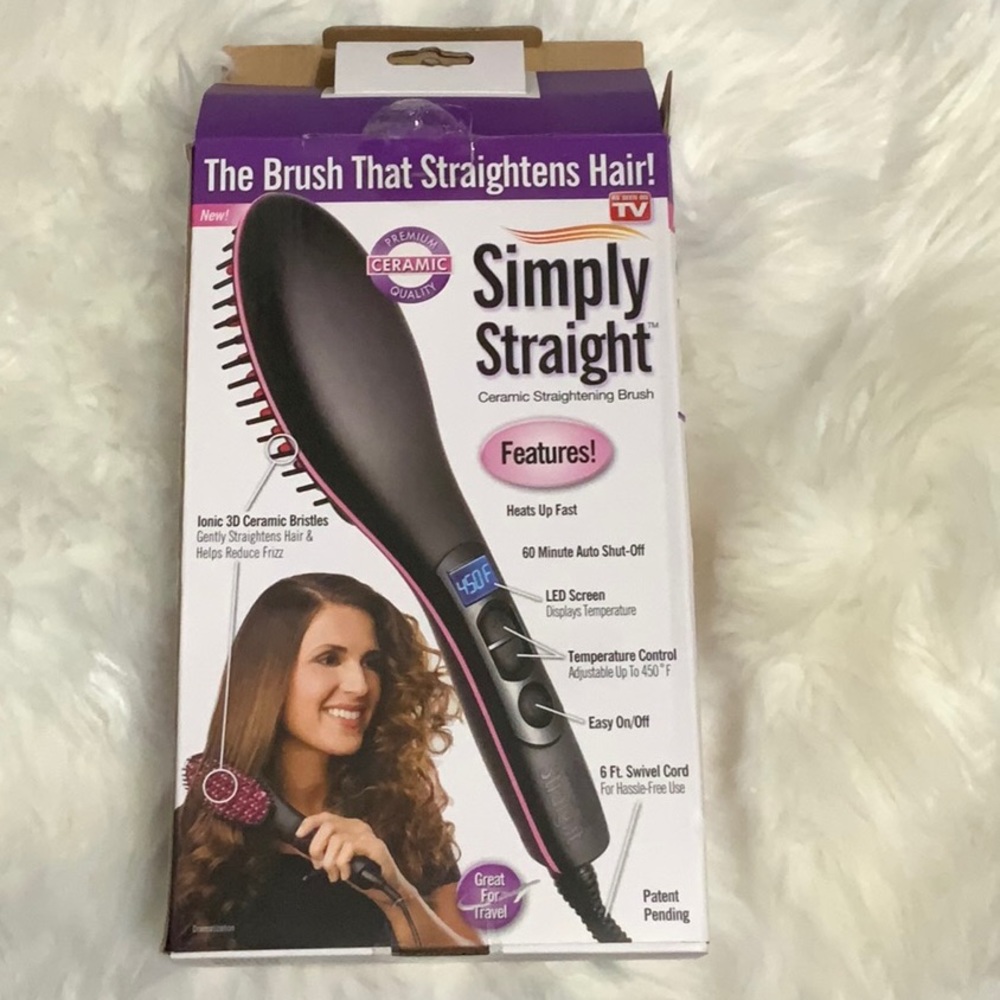 Simply Straight Ceramic Straightening Brush. Pre o